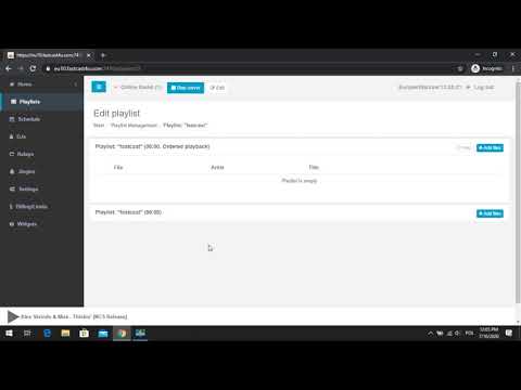 Create a New Playlist on AutoDj