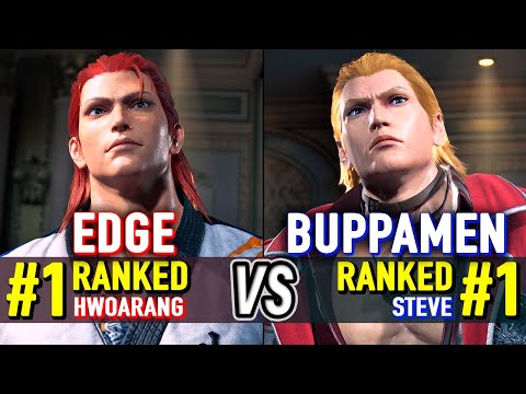 T8 🔥 EDGE (#1 Ranked Hwoarang) vs BUPPAMEN (#1 Ranked Steve) 🔥 Tekken 8 High Level Gameplay