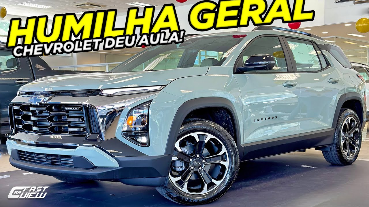 FAZ COMPASS, COROLLA CROSS E TAOS PARECEREM ARCAICOS! NOVO EQUINOX 2025 MELHOR SUV MÉDIO DISPARADO