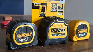 Nuevo flexómetro DEWALT y comparación con otros metros