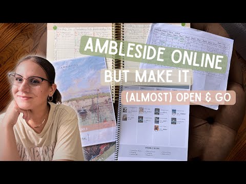 Making Ambleside Online (Almost) Open and Go | My New Homeschool Planning System