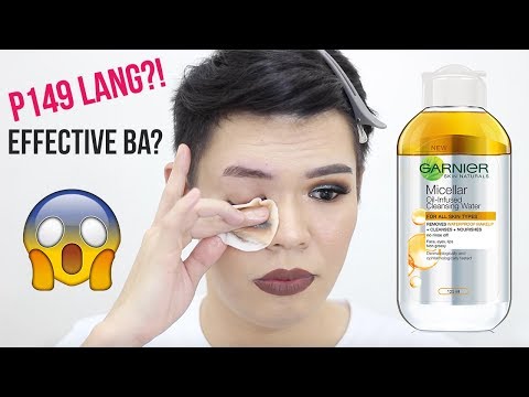 micellar water with argan oil