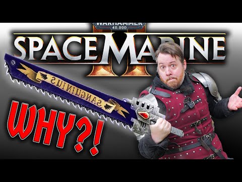 Are Warhammer 40k Space Marine CHAINSWORDS even swords?!?!