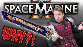 Are Warhammer 40k Space Marine CHAINSWORDS even swords?!?!