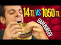 14TL vs. 1050TL Hamburger (#SonradanGörme)