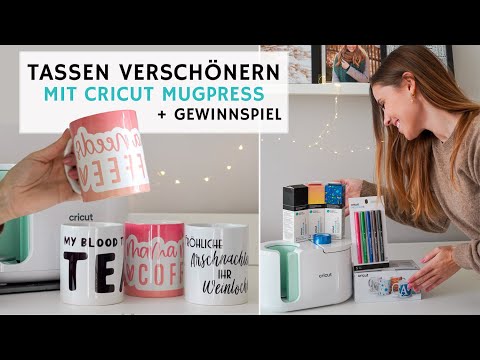 DIY Tassen selber bedrucken mit der MugPress von Cricut, mit dem Maker oder Cricut Joy + Gewinnspiel