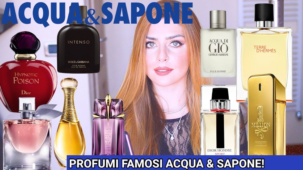 Watch Now PROFUMI dupe famosi da ACQUA & SAPONE! 🤩Profumi equivalenti copie di fragranze note uomo e donna PROFUMI dupe famosi da ACQUA & SAPONE! 🤩Profumi equivalenti copie di fragranze note uomo e donna