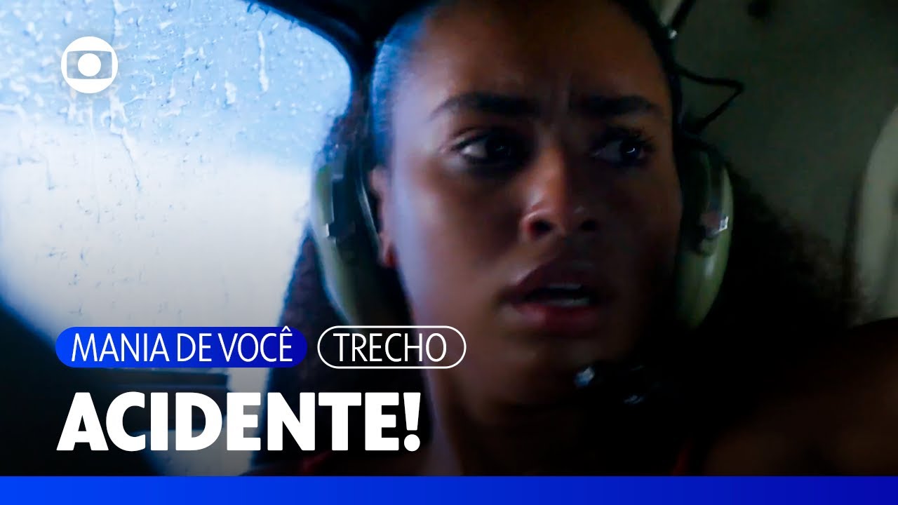 Viola pula no mar enquanto helicóptero cai e, em seguida, explode! | Mania de Você | TV Globo