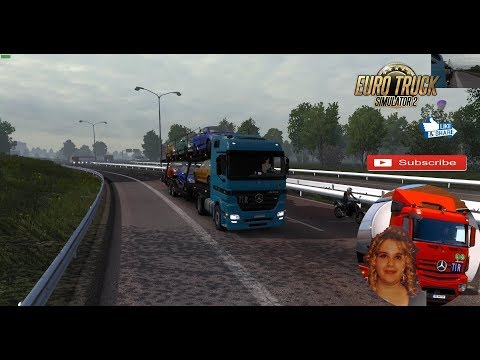 Euro Truck Simulator 2 (1.32) Mercedes Actros MP2 1.32.x + DLC's & Mods