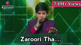 Zaroori Tha By Zaid Ali || Tamanna Events || #zaidali #zarooritha