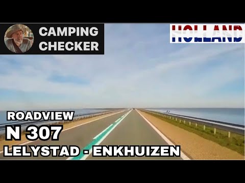 ROADVIEW: N307 Lelystad nach Enkhuizen (Niederlande)