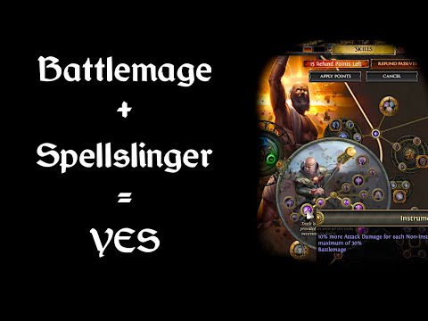 Battlemage and Spellslinger does STACK! - Path of Exile (3.13 Ritual)