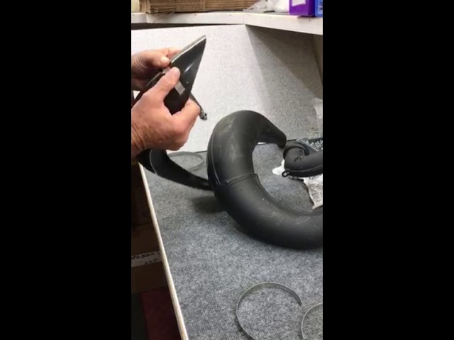 E-Line Carbon Fiber Exhaust Header Pipe Heat Shield FMF Gnarly 4