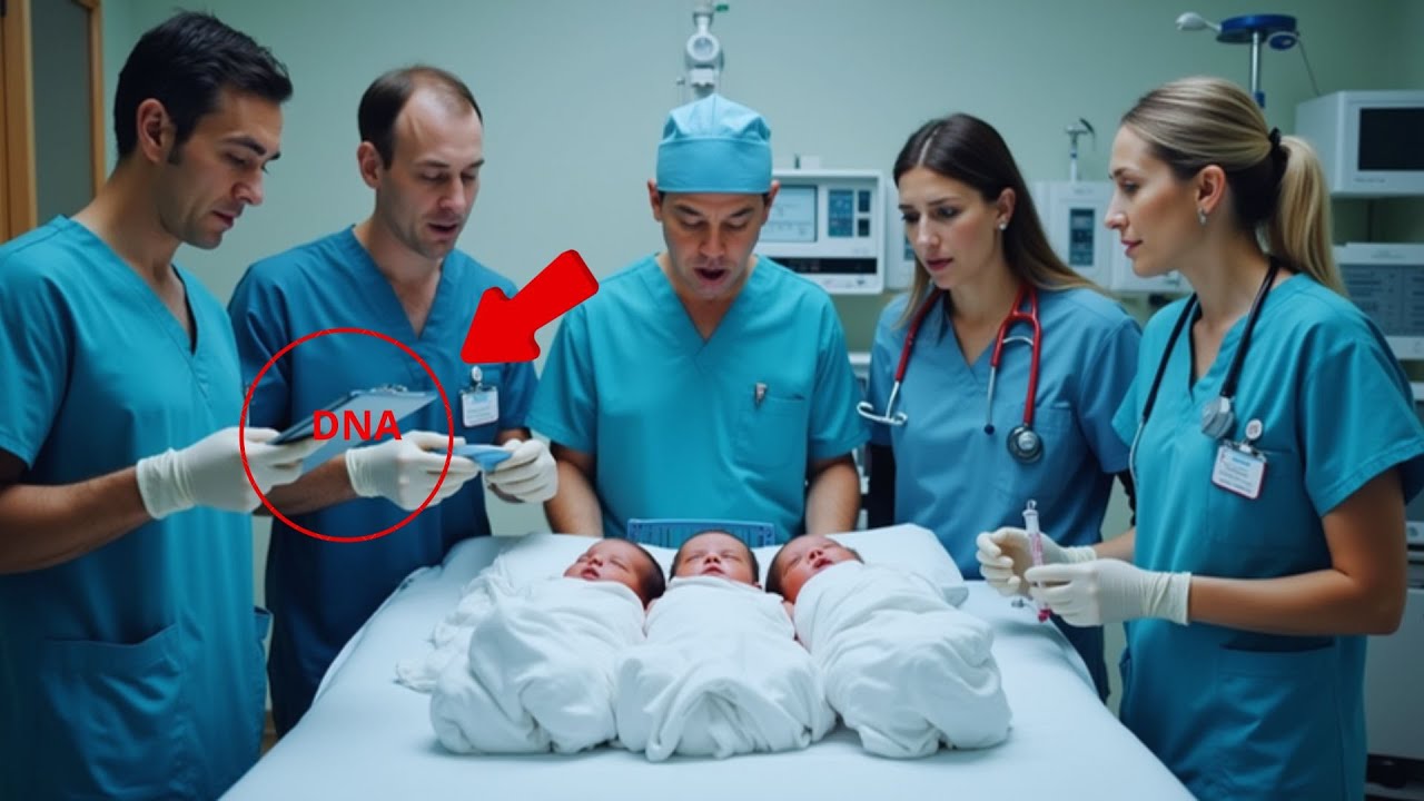 The newborn triplets were abandoned by their mother, but the DNA test revealed a shocking truth…