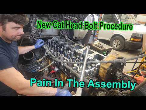 New Cat Head Bolt Torque is a Pain In The Assembly! Leaky Kenny pt 3.