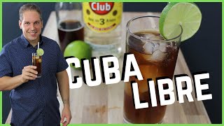 Der Cuba Libre Cocktail,  einfache Cuba Libre Cocktail Zubereitung. EASY Cocktail selber machen