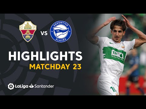 Resumen de Elche CF vs Deportivo Alavés (3-1)