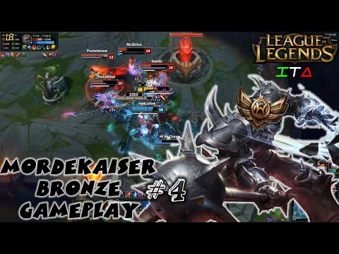 League Of Legends ITA - Mordekaiser Bronze gameplay #4