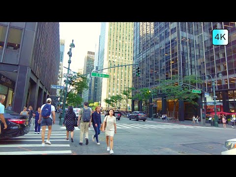 NYC 4k Tour Video Walking Manhattan 3rd Avenue USA Travel