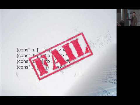 An Introduction to Logic Programming on the JVM with core logic Clojure  Edmund Jackson