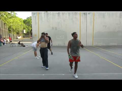 Hoover Park - Flaco & Leyva vs Malo & Vic D - Doubles - Filmed By Handball Social - 8.16.2022