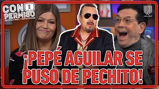 ¡La embarró más! Por defender a su hija, Pepé Aguilar mete la pata en plena entrevista | Con Permiso