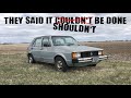 Forgotten 1982 Volkswagen Diesel Back On The Road Sort Of Part 2
