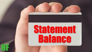 Credit Card Statement Balance Explained FAST (Payment Basics 2/4)