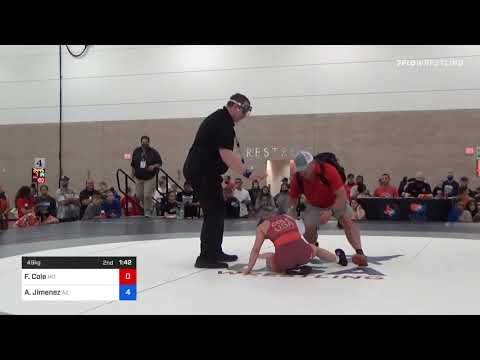 49 Kg Rr Rnd 2 - Faith Cole, MO Vs Audrey Jimenez, AZ