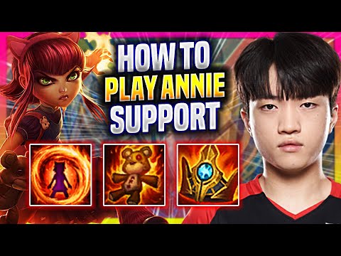 LEARN HOW TO PLAY ANNIE SUPPORT LIKE A PRO! - T1 Keria Plays Annie Support vs Rakan! | Season 2023