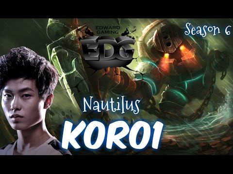 EDG Koro1 NAUTILUS TOP vs Gangplank - Patch 6.4 KR | League of Legends