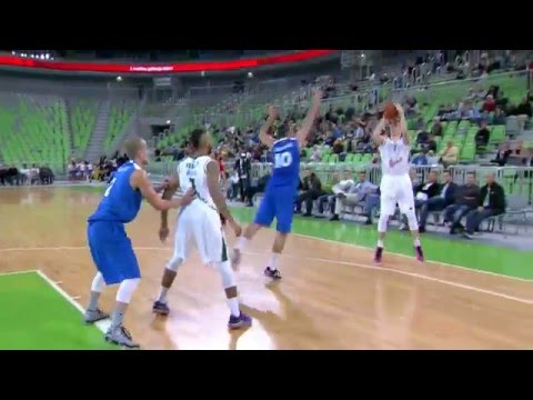 ABA Liga 2015/16 highlights: Union Olimpija - MZT Skopje Aerodrom, R01 (1.10.2015)