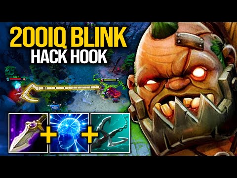 EPIC BLINK + MINDHACK HOOK BY PUDGE POS4 | PUDGE THE REAL ANNOYING HERO | Pudge Official