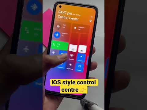 iOS style control centre for Realme / Oppo 🔥#shorts