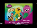 Barney You Can Be Anything DVD Menu Walkthrough