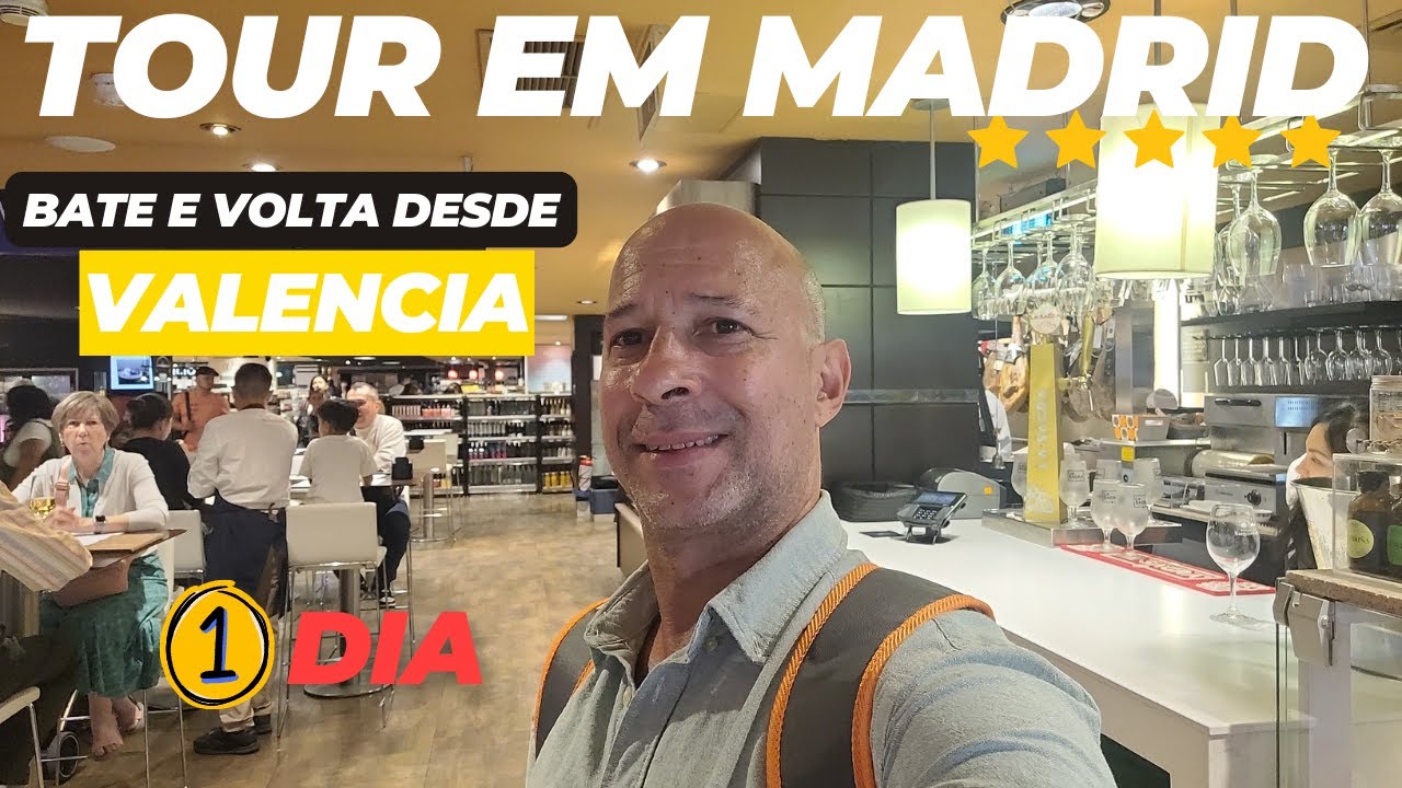 O que fazer em um dia em Madrid? Bate e volta desde Valencia #madrid #bateevolta