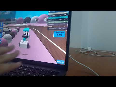 Ice cream game playing with harshini :)