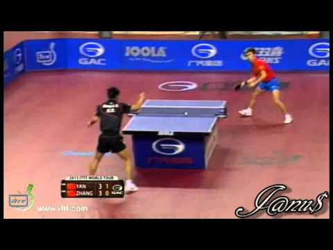 2013 Qatar Open (ms-qf) ZHANG Jike - YAN An [Full Match/Short Form]