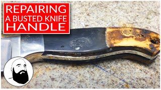 Knife Handle Replacement | Removing the old Handle