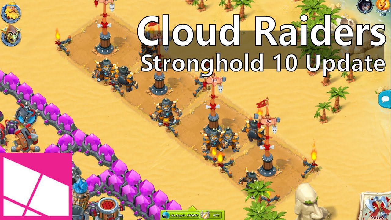 Exclusive Preview: Cloud Raiders 'Stronghold 10' Update - YouTube