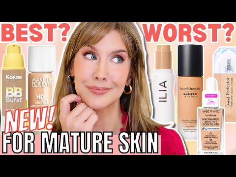 6 BEST & WORST New Foundations for Mature Skin 2024 | Foundation Roundup