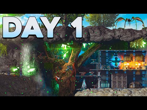 We Built the Greatest Bog Cave VS 1700 Players in ARK PvP...