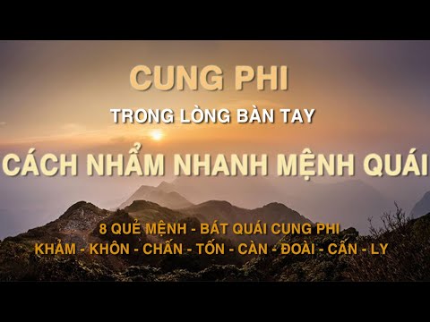 Cung Phi Mệnh Quái Là Gì? Cách Nhẩm Nhanh Mệnh Quái Trong Lòng Bàn Tay