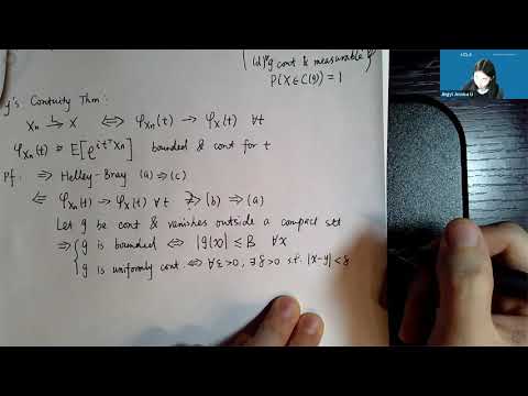 STATS 203 - Large Sample Theory - Lecture 6 (Continuity Theorem; Consistency; Vector Derivatives)