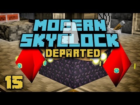 Modern Skyblock 3: Departed EP15 Silent Gems Mod + Lens of the Miner