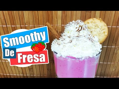 Batido de Fresa 🍓🍦| Smoothie de Fresa | Strawberry Milkshake | Batido de Frutas | Licuado