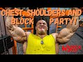 Nick Walker | CHEST, SHOULDERS AND BLOCK PARTY! | BACK IN NJ!