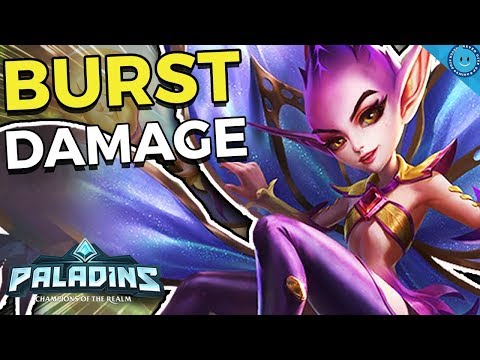 NIGHTSHADE BURST WILLO! 49 ELIMS! MAX MORALE BOOST! Nightshade Willo Gameplay (Paladins)