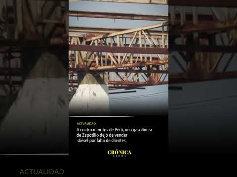 Gasolinera en Zapotillo, Loja deja de vender diésel por falta de clientes