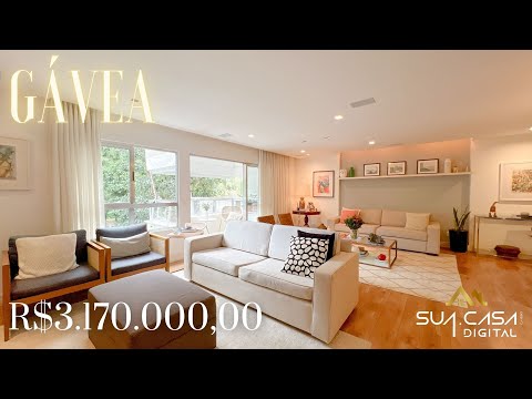 Renovated apartment for sale in Gávea | With balcony and green views | South Zone RJ